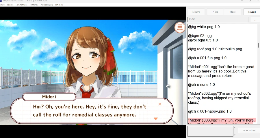 純文字 / 文字冒險遊戲製作用什麼引擎 / 工具/ 軟體製作最適合你? 【上篇#01】 117 Polaris Engine 預覽遊戲