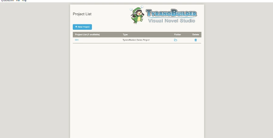 純文字 / 文字冒險遊戲製作用什麼引擎 / 工具/ 軟體製作最適合你? 【上篇#01】 25 TyranoBuilder 開始畫面