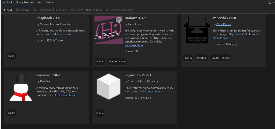 純文字 / 文字冒險遊戲製作用什麼引擎 / 工具/ 軟體製作最適合你? 【上篇#01】 104 twine 選擇編寫語言