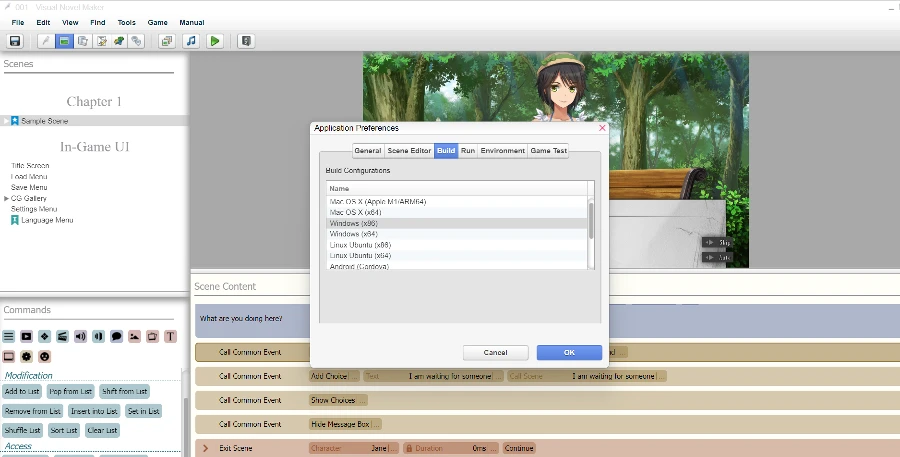 純文字 / 文字冒險遊戲製作用什麼引擎 / 工具/ 軟體製作最適合你? 【上篇#01】 50 visual novel maker 輸出遊戲